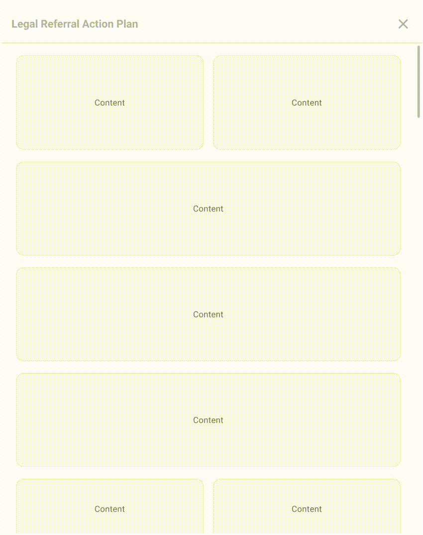 Widget scrollbar behavior